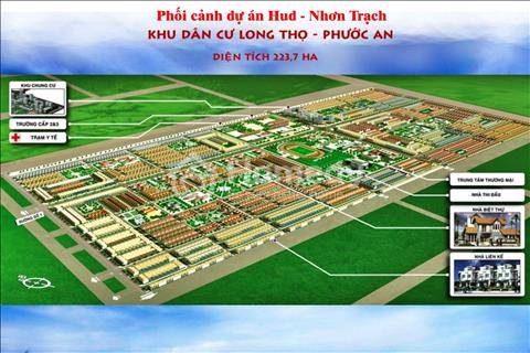 Bán đất nền dự án Hud & XDHN Nhơn Trạch - Đồng Nai giá từ 8 Triệu