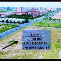 20 Lô TĐC Becamex - Bầu Bàng - Bình Dường. 150m2. Full thổ. Sát Bên Nhà Máy Đang Hoạt Động