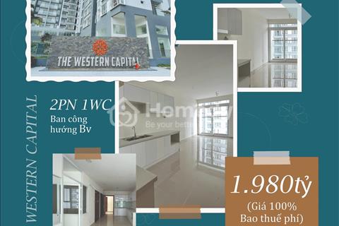 Chỉ 1.980 tỷ căn 2PN1WC - Chung cư The Western Capital, Q.06