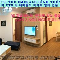 (Chung Cư Ct8 The Emerald Đình Thôn) Cho Thuê Căn 3 Ngủ Full Nội Thất Cao Cấp Giá Rất Tốt   