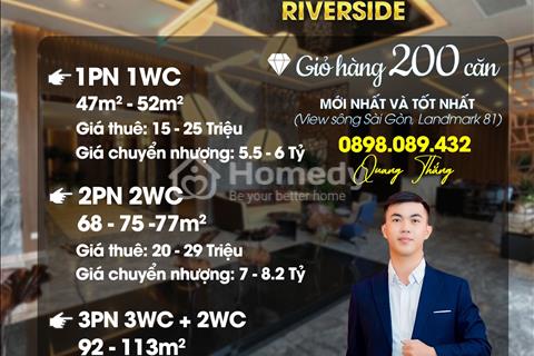 Khách gửi căn Lumiere riverside giá tốt chỉ 5 tỷ150tr/căn 1PN Bao thuế phí chuẩn bị nhận nhà ở liền
