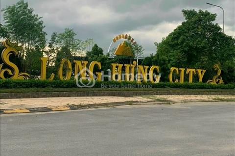 Bán lô đất biệt thự DA Long Hưng City, dt 280m2, lô 2 mặt tiền, sông lớn, giá rẻ nhất khu vực 