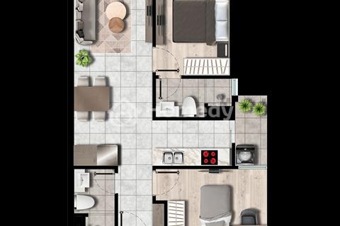 Bán cắt lỗ căn hộ chung cư 2 phòng ngủ 2WC, 59 m2 Dự án West Gate An Gia, Tân Túc Bình Chánh 2,1 tỷ