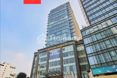 Miễn phí 12 tháng tiền thuê khi thuê văn phòng tại Capital Tower 109 Trần Hưng Đạo - DT 100~1500m