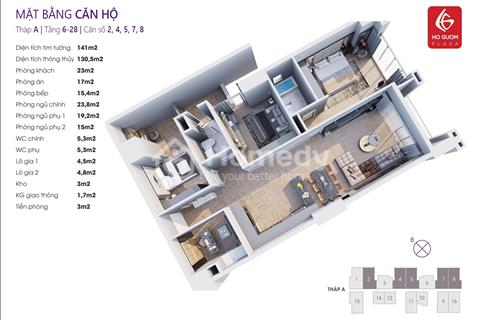 Bán gấp căn góc Hồ Gươm Plaza Hà Đông vào ở luôn, đóng tiến độ, chiết khấu 7%, tặng nội thất 400tr