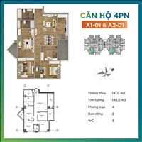 Bán căn 127m2 tòa A tầng trung view công viên cây xanh có vay vốn LS 0% giá chỉ 3,6 tỷ có sổ