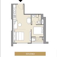 Masteri Vinhomes Smart City, Bán Studio + 1, dt 38m2 sử dụng như 2 ngủ, view biển hồ giá gốc CĐT. 