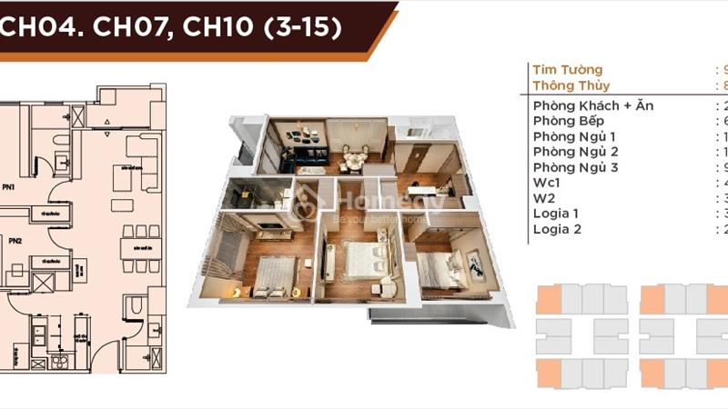 HOT Căn góc 3PN 2WC diện tích 120m2 2 mặt thoáng tại HC Golden bán trực tiếp CĐT giá 6,8 tỷ - Ảnh 4