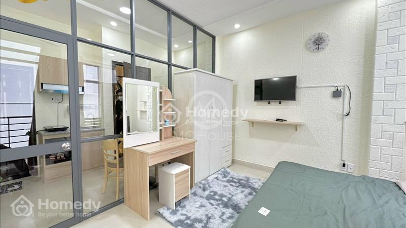 Cho thuê căn hộ 1 bedroom full nội thất, bancony, máy giặt riêng gần Chợ Tân Định_nhà thờ Tân Định - Ảnh 7
