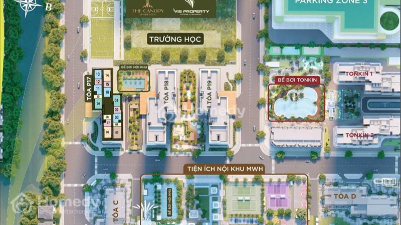  siêu rẻ căn 3pn+1 Canopy tại Vinhomes smart city. view cực đẹp tiến độ giãn 2 năm, giá 5,9tỷ - Ảnh 10