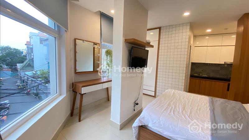 Cho thuê căn hộ dich vụ 27m2 cửa sổ thoáng đầy đủ nội thất đường Phổ Quang quận Tân Bình - Ảnh 4