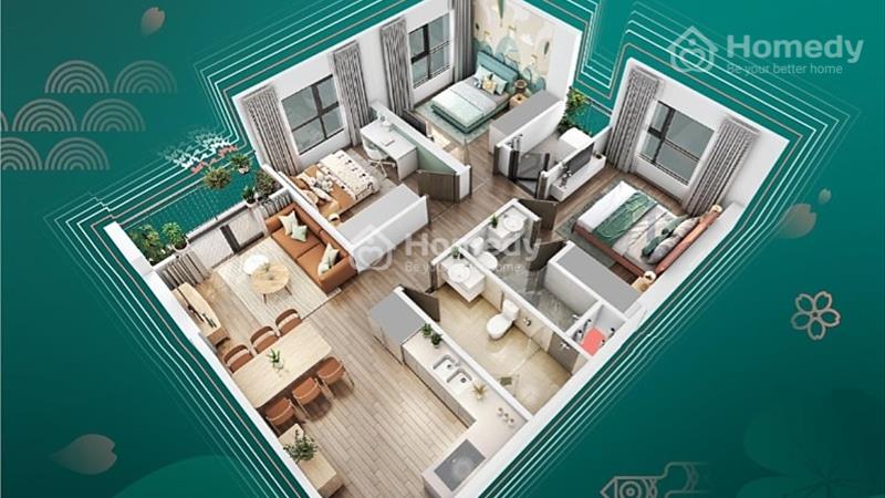 Bán 3n 82m Sakura view tp lung linh tiện đi lại Vinhomes SMart City giá 3.8 Tỷ - Ảnh 6