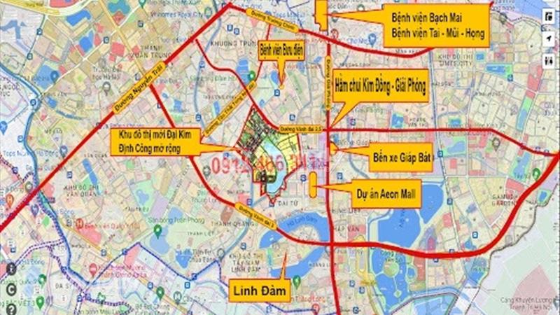 Cần BÁN GẤP Liền kề 108 m2 x đường rộng 8m x  6,1 tỷ, Dự án Đại Kim Định Công mở rộng. - Ảnh 4