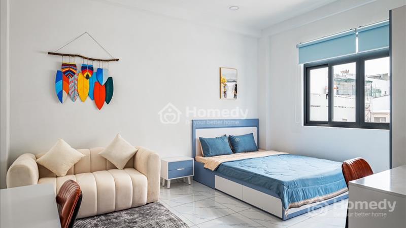 Cho thuê căn hộ dịch vụ quận 3- đầy đủ nội thất - gần chợ Tân Định - Ảnh 1