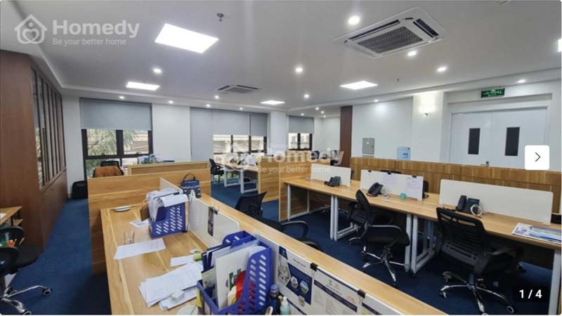 Sàn Văn Phòng đẹp nhất Mỹ Đình Đây Rồi. DT 180m giá 33tr/th, Sàn thông 2 mặt thoáng - Ảnh 3