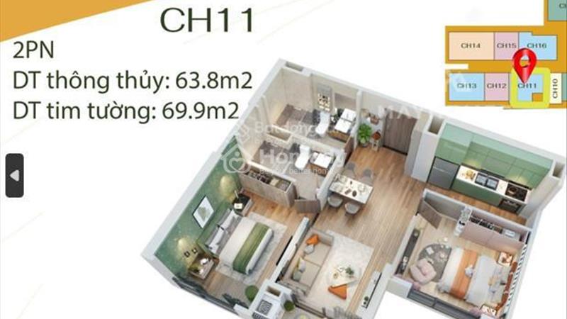 Cần bán căn chung cư Vinhomes Smart City, 2 phòng ngủ, 55 m2, giá 2.68 tỷ tại Nam Từ Liêm - Ảnh 1
