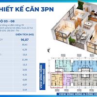 Bán căn hộ góc 3pn  K1-19.08 view hồ điều hoà chung cư Khai Sơn City chỉ 5 tỷ