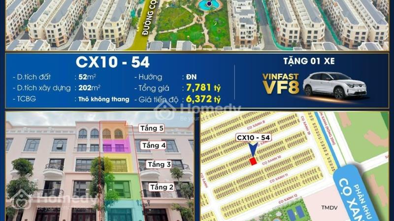 Bán nhà biệt thự, liền kề Văn Giang - Hưng Yên giá 6.37 Tỷ - Ảnh 1