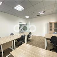 Cho thuê văn phòng trọn gói sẵn nội thất cho 7-8 nv view cửa sổ tòa nhà AC, 78 Duy Tân, Cầu Giấy