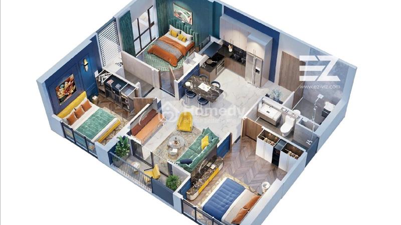 Bán chung cư 3pn 86m hướng ĐN view siêu đẹp Vinhomes Nam Từ Liêm - Hà Nội giá 4.5 Tỷ - Ảnh 2
