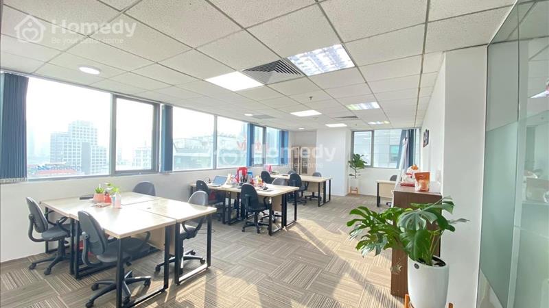 Cho thuê văn phòng Full nội thất tiện ích giá rẻ view đẹp tại tòa nhà Việt Á, Cầu Giấy, Hà Nội - Ảnh 1