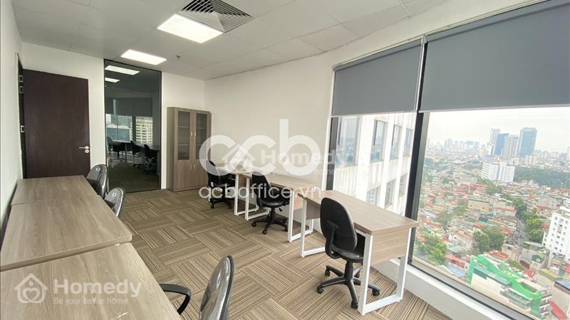 Cho thuê văn phòng đầy đủ nội thất miễn phí 15 dịch vụ cho 8-10 người tại Ngọc Khánh Plaza, Ba Đình - Ảnh 1