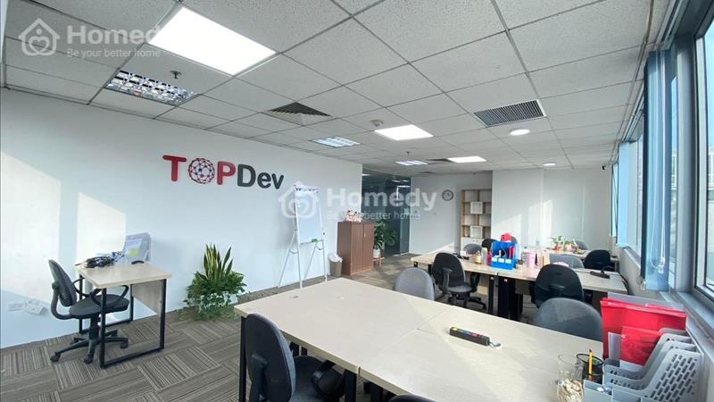 Cho thuê văn phòng view đẹp giá tốt full dịch vụ nội thất trong giá thuê tại Cầu Giấy Hà Nội - Ảnh 1