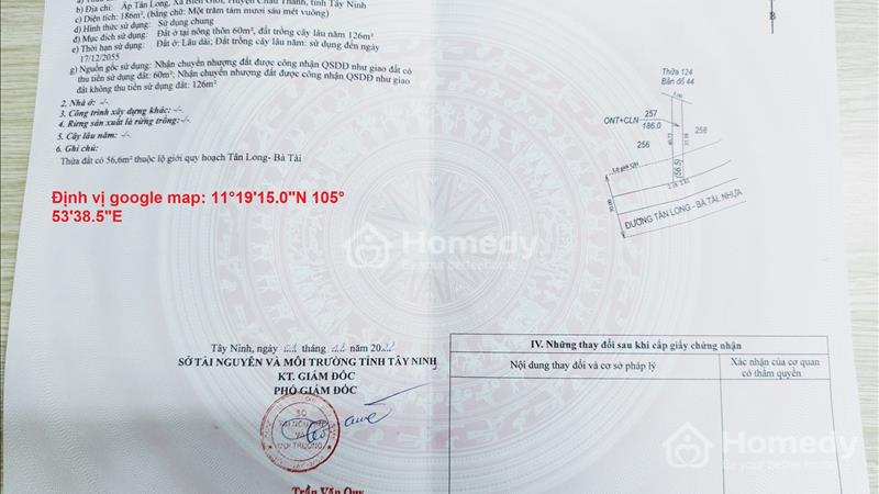 [Chính chủ] Đất thổ cư Tây Ninh thanh lý giá rẻ - Ảnh 4