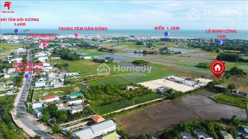 Bán 138m2 đất ODT Lô 2 Đinh Bộ Lĩnh - Phước Hội - TX LaGi giá rẻ 1.7 tỷ - Ảnh 2