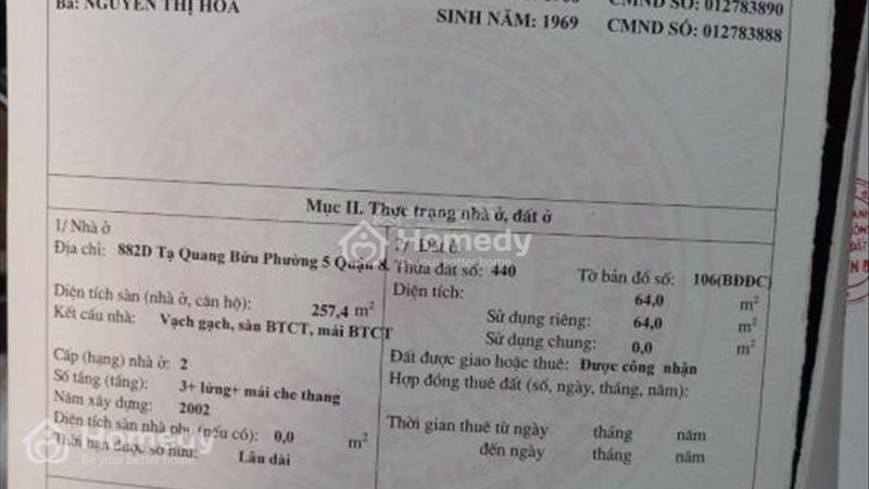 Bán gấp nhà mặt phố đẹp 4 tầng, 90 m2 tại Đường Phạm Hùng - 5 - 8 - TP Hồ Chí Minh, giá 21.6 tỷ - Ảnh 1