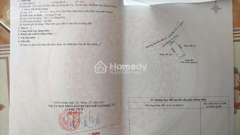 Bán đất chính chủ full thổ cư  Kiên Lương - Kiên Giang ( 584 m2) - Ảnh 9