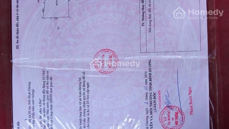 Lô Đất nở hậu đường xe hơi khu vực đông đúc Dĩ An. - Ảnh 1
