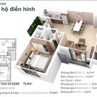 Bán căn hộ 70m2, 2 ngủ 2 vệ sinh - Tòa Lake2 chung cư Aqua Bay Ecopark