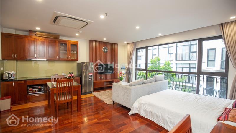 Căn hộ 1ngủ cho thuê phố đào tấn, view đẹp, ban công, nội thất mới, gần lotte - Ảnh 1