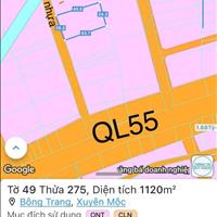 Bán Đất xã Bông Trang huyện Xuyên Mộc, tỉnh BRVT
DT: 24mx45 có 140tc đường nhựa khu dân cư đông đúc