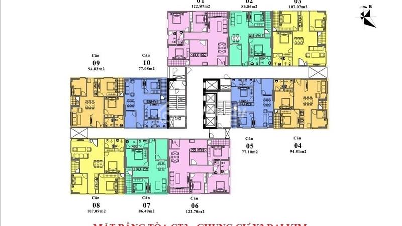 Bán căn hộ giá rẻ tại chung cư X2 Đại Kim-Hoàng Mai-Hà Nội (Lh: 096.299.1168) - Ảnh 2