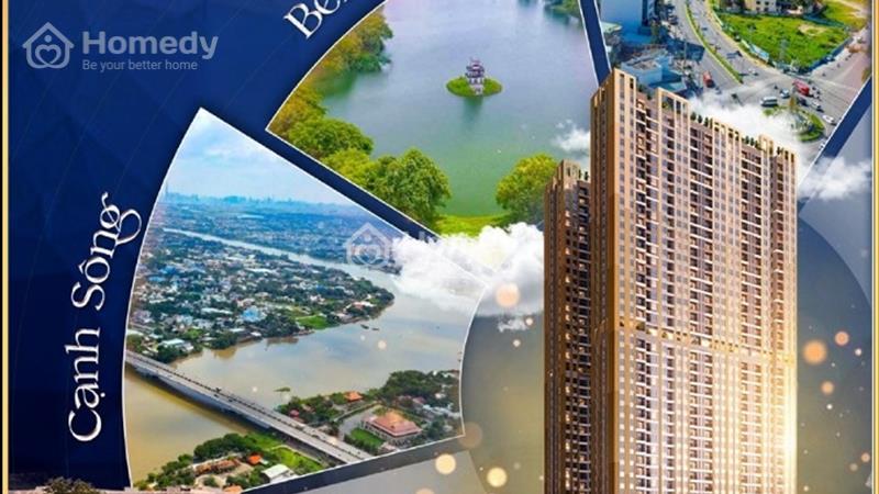 Căn hộ 3 mặt hướng thủy ngay cầu phú long Q12- số lượng có hạng Booking chỉ 24tr/căn  - Ảnh 1