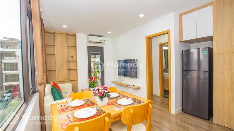 Tòa nhà Sumitomo cho thuê căn hộ dịch vụ 2 ngủ -80m2 có ban công 2 mặt thoáng tại Phố Linh Lang. - Ảnh 3