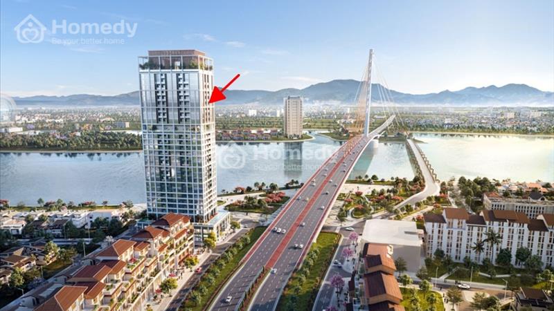Căn studio P2 tầng 21, 40m2 View Cầu Rồng, Sông Hàn, Hướng Bắc, ngay Cầu Trần Thị Lý - Ảnh 1