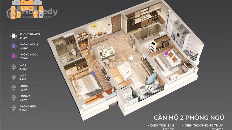 Ưu đãi khủng chưa từng có: Căn hộ 2PN The Sang Residence sang xịn tại Đà Nẵng, chiết khấu tới 18% - Ảnh 8