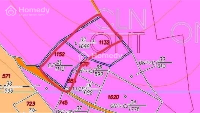 Đất Đinh Lạc 10x100 80m2 thổ cư giá 1350tr mt đường bê tông - Ảnh 1