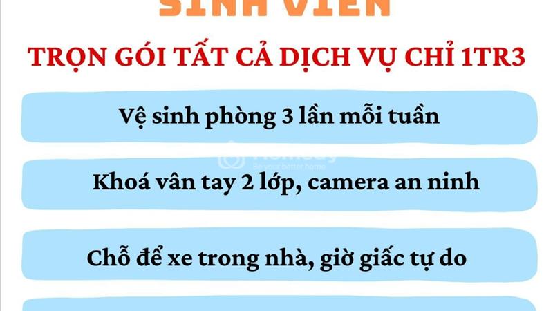 Ký túc xá cao cấp giá chỉ 1,3tr cho người đi làm và sv đh Ngân Hàng, Đh Kinh Tế Luật, Đh CSND - Ảnh 14