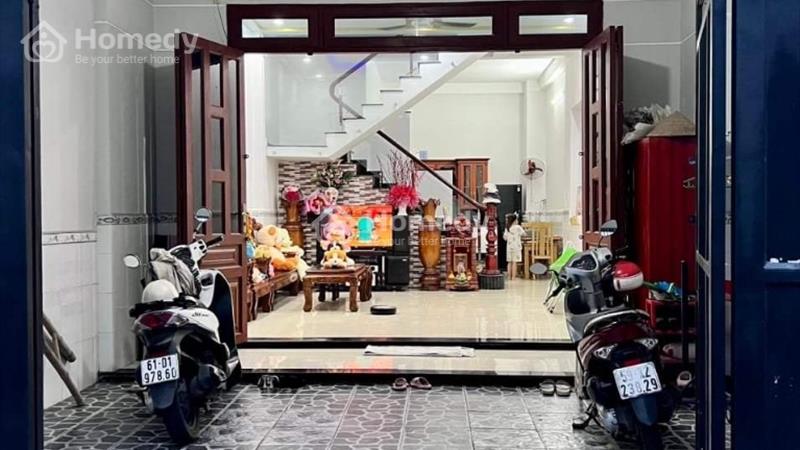 Nhà xây dựng chắc chắn, mặt tiền 5m, đường xe tải 5m . - Ảnh 5