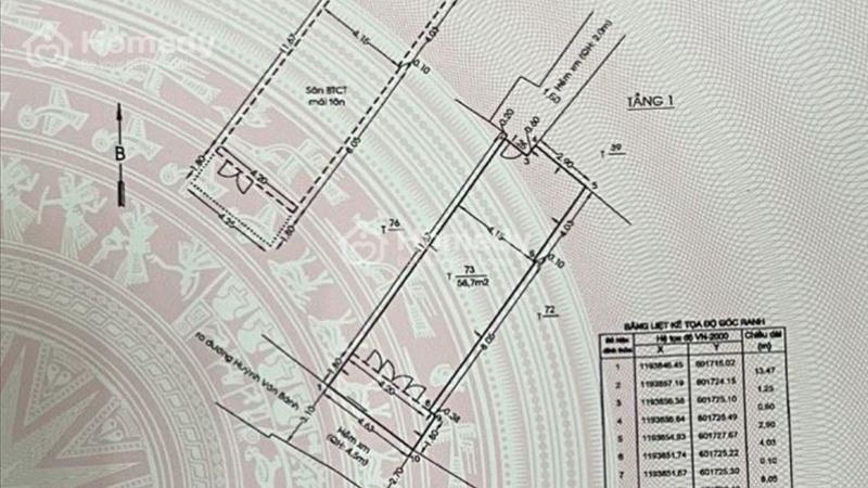 Bán nhà riêng hẻm 39 Huỳnh Văn Bánh, p17, Phú Nhuận giá 6.5 tỷ - Ảnh 1