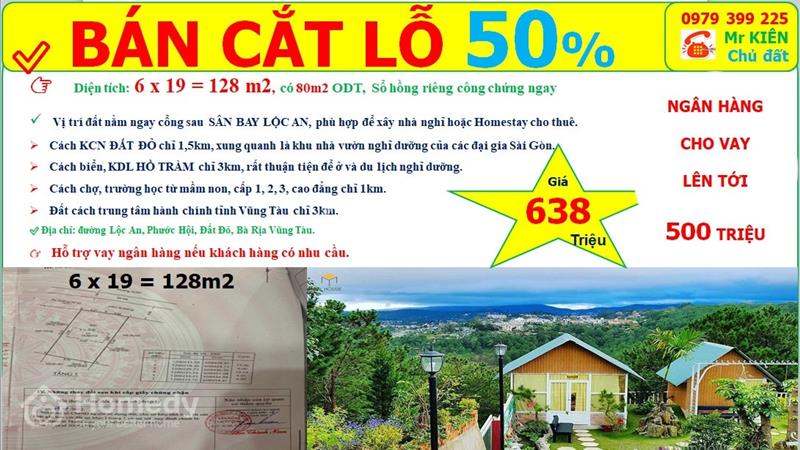 Bán đất cắt lỗ Huyện Đất Đỏ - Bà Rịa Vũng Tàu giá 628.00 Triệu - Ảnh 3