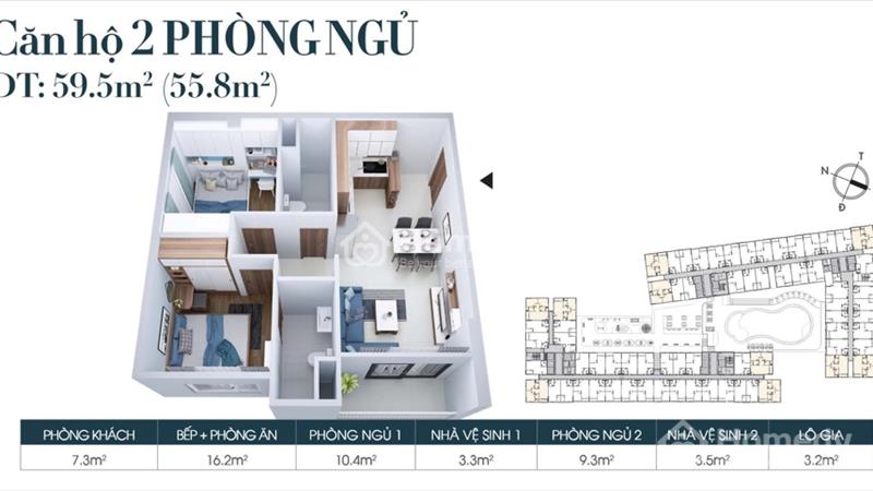 Căn hộ 2PN đang bàn giao, đối diện trường học, gần Aeon, +30 tiện ích, TT 140tr nhận nhà, vay 80% - Ảnh 7