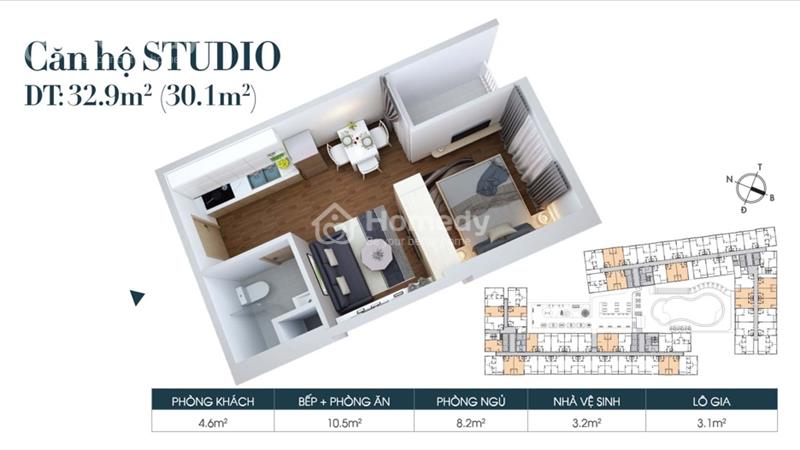 Căn hộ 2PN đang bàn giao, đối diện trường học, gần Aeon, +30 tiện ích, TT 140tr nhận nhà, vay 80% - Ảnh 6