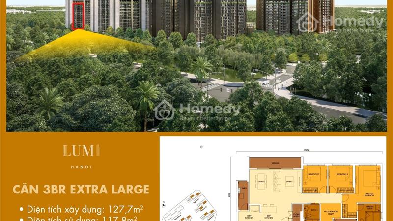 Bán căn hộ Nam Từ Liêm - Lumi Hà Nội giá chỉ từ 66tr/m2 - Hà Nội - Ảnh 5