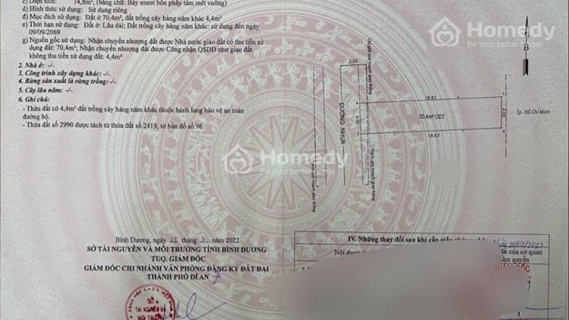Lô đất ngộp nặng GS18 Trung tâm  HC DĨ AN - Ảnh 2