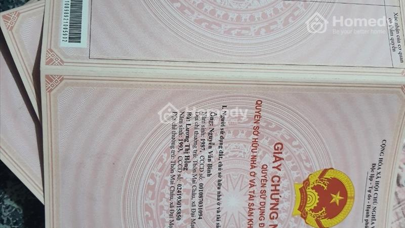 Bán đất ấp tre, tổ 10 thị trấn Quang Minh, Huyện Mê Linh - Hà Nội giá 2.76 Tỷ - Ảnh 1
